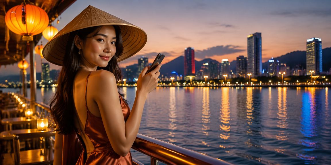 Người chơi sử dụng ứng dụng 2120 trên điện thoại tại Đà Nẵng