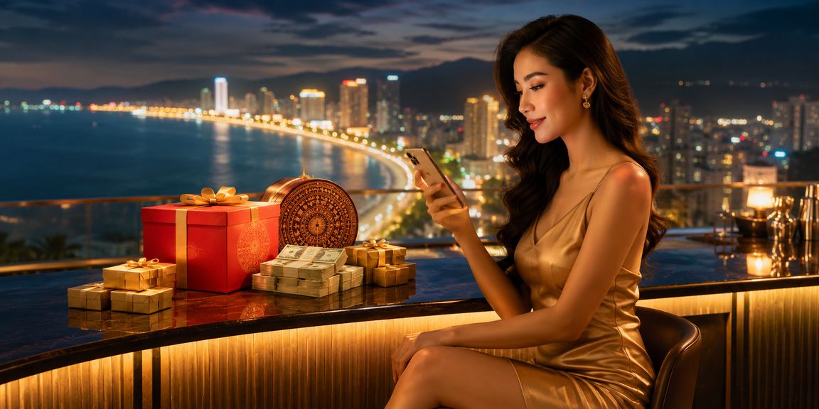 Người dùng chơi xổ số trên ứng dụng điện thoại tại Quy Nhơn